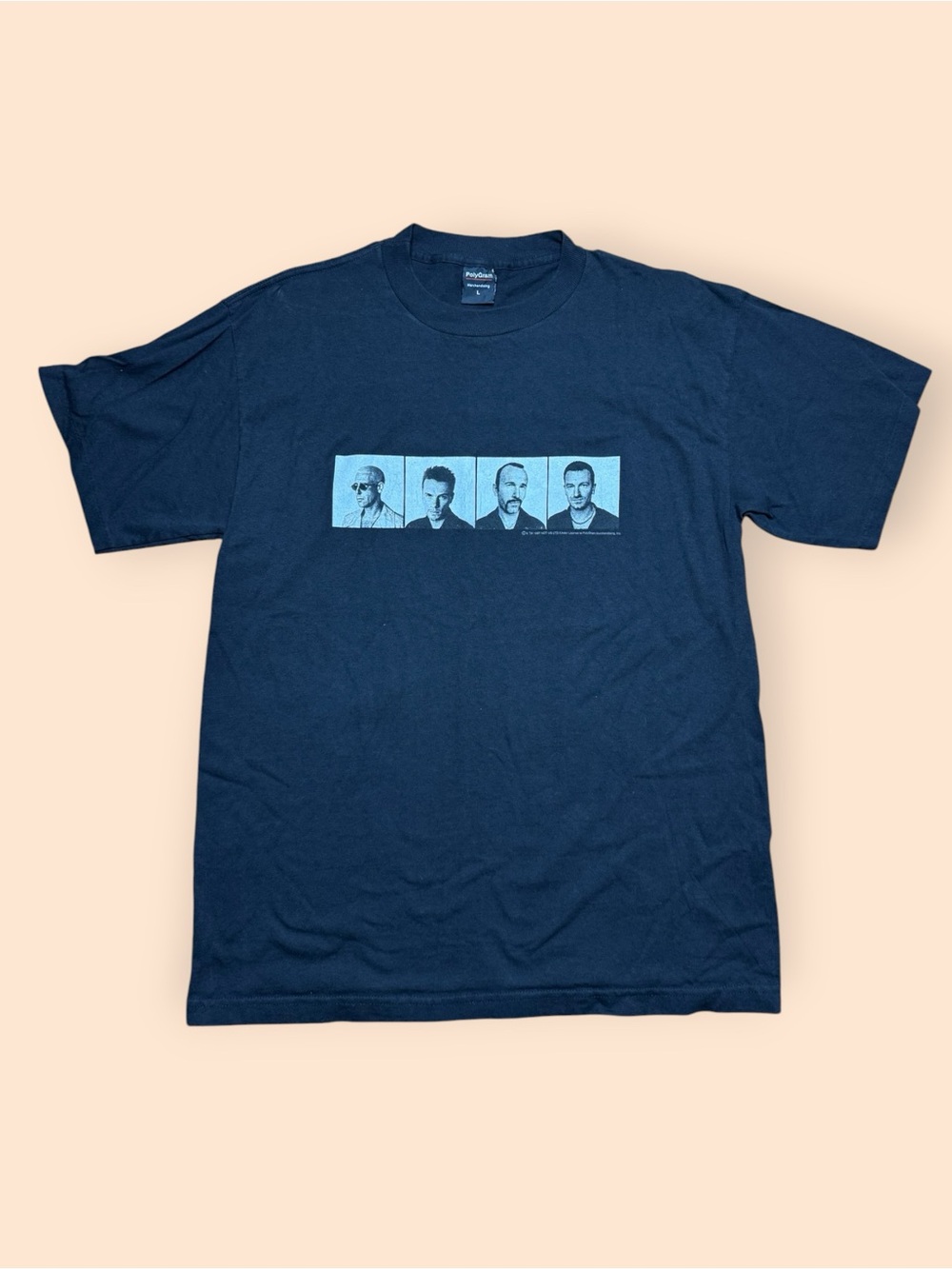 Vintage U2 1997 Pop Mart Tour T Shirt Men’s Large Black Vtg 90s